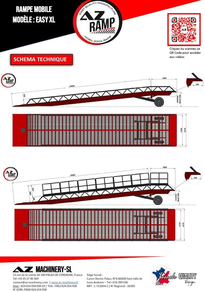 **RENTAL 12-24-36 Month** AZ RAMP-EASY XL-8 . Mobil Loading Ramp - רמפת העמסה: תמונה 5 **RENTAL 12-24-36 Month** AZ RAMP-EASY XL-8 . Mobil Loading Ramp - רמפת העמסה: תמונה 5