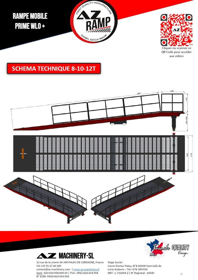**RENTAL 12-24-36 Month** AZ RAMP-PRIME PRIME WLO + 8 . Industrial Mobil Loading Ramp - רמפת העמסה: תמונה 5 **RENTAL 12-24-36 Month** AZ RAMP-PRIME PRIME WLO + 8 . Industrial Mobil Loading Ramp - רמפת העמסה: תמונה 5