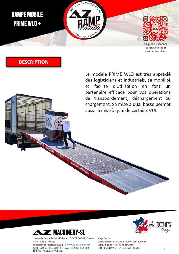 **RENTAL 12-24-36 Month** AZ RAMP-PRIME PRIME WLO + 8 . Industrial Mobil Loading Ramp - רמפת העמסה: תמונה 3 **RENTAL 12-24-36 Month** AZ RAMP-PRIME PRIME WLO + 8 . Industrial Mobil Loading Ramp - רמפת העמסה: תמונה 3