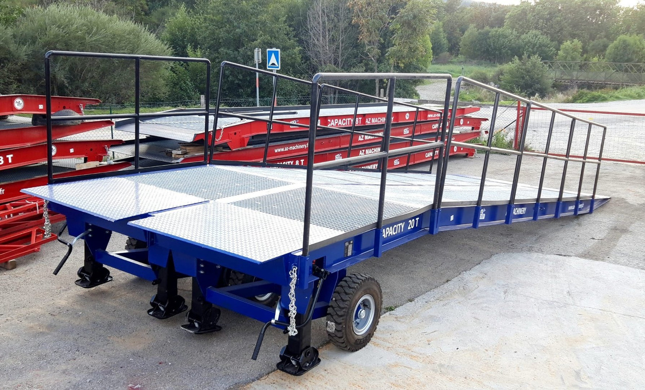 **RENTAL** Large Mobile dock ramp, uncouplable AZ RAMP - KING VERSION, BIG FOOT LLO 20 T - רמפת העמסה: תמונה 2 **RENTAL** Large Mobile dock ramp, uncouplable AZ RAMP - KING VERSION, BIG FOOT LLO 20 T - רמפת העמסה: תמונה 2