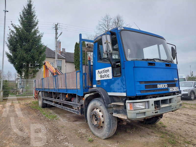 Iveco 180E18 - משאית צד נופל/ שטוחה, משאית מנוף: תמונה 1 Iveco 180E18 - משאית צד נופל/ שטוחה, משאית מנוף: תמונה 1