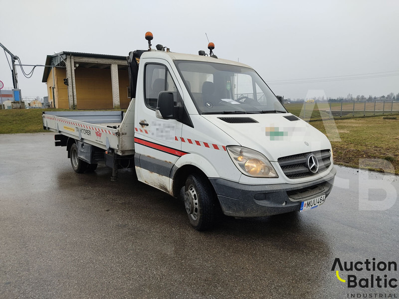 Mercedes-Benz Sprinter 515 CDI - משאית צד נופל/ שטוחה, משאית מנוף: תמונה 2 Mercedes-Benz Sprinter 515 CDI - משאית צד נופל/ שטוחה, משאית מנוף: תמונה 2
