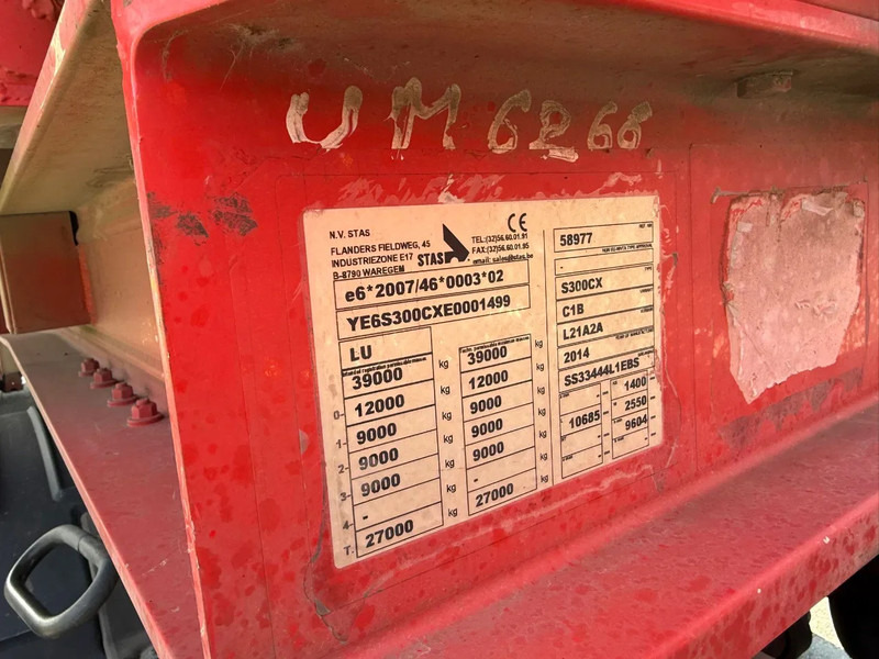 Stas TIPPER 63 CUBE***SAF AXLE*** - סמיטריילר עם מזהיר: תמונה 4 Stas TIPPER 63 CUBE***SAF AXLE*** - סמיטריילר עם מזהיר: תמונה 4