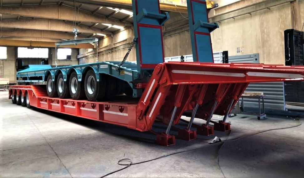 AME 100 Ton, Front Loading 4 Axle Lowbed Semi Trailer - סמיטריילר עם מטען נמוך: תמונה 4 AME 100 Ton, Front Loading 4 Axle Lowbed Semi Trailer - סמיטריילר עם מטען נמוך: תמונה 4