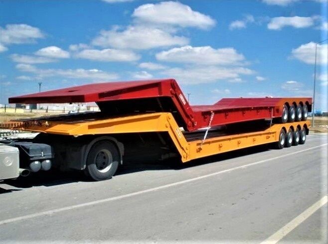 AME 120 Ton 4 Axle Front Loading Lowbed Semi-Trailer - סמיטריילר עם מטען נמוך: תמונה 1 AME 120 Ton 4 Axle Front Loading Lowbed Semi-Trailer - סמיטריילר עם מטען נמוך: תמונה 1