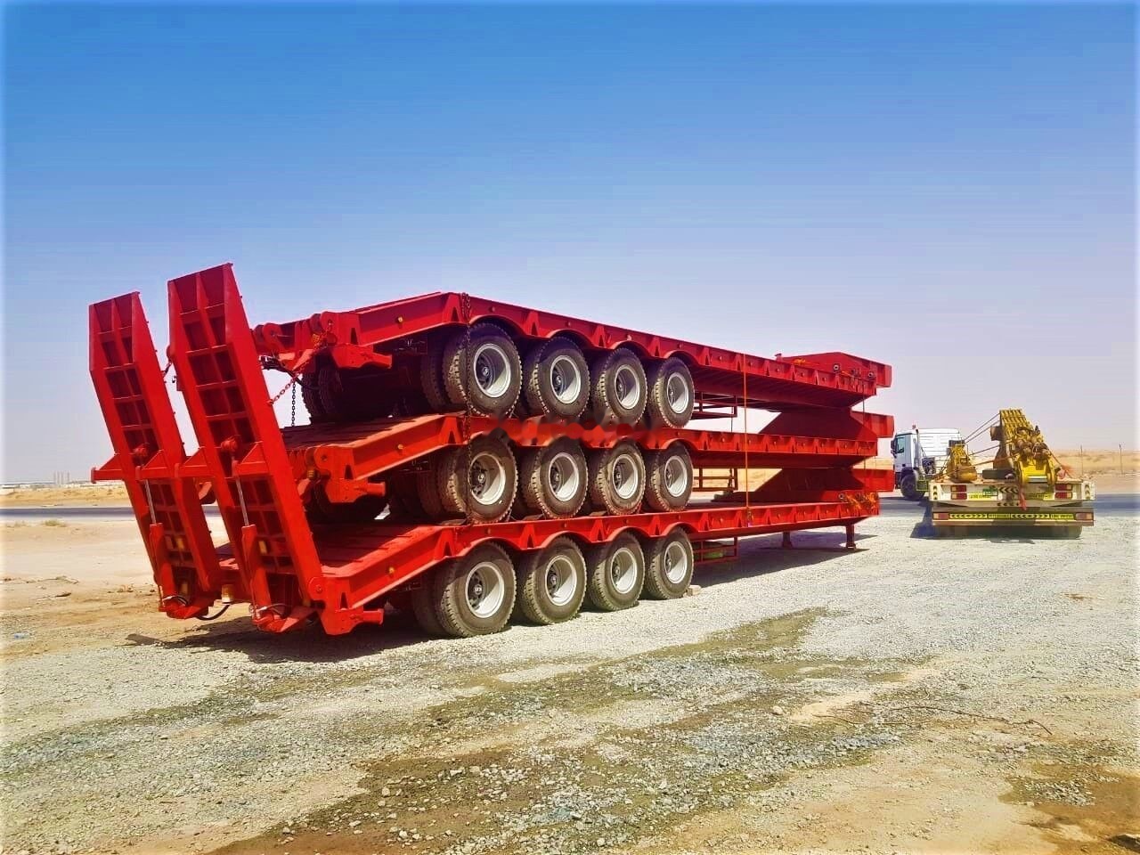 AME 80 Ton Lowbed from Manufacturer Company - סמיטריילר עם מטען נמוך: תמונה 5 AME 80 Ton Lowbed from Manufacturer Company - סמיטריילר עם מטען נמוך: תמונה 5