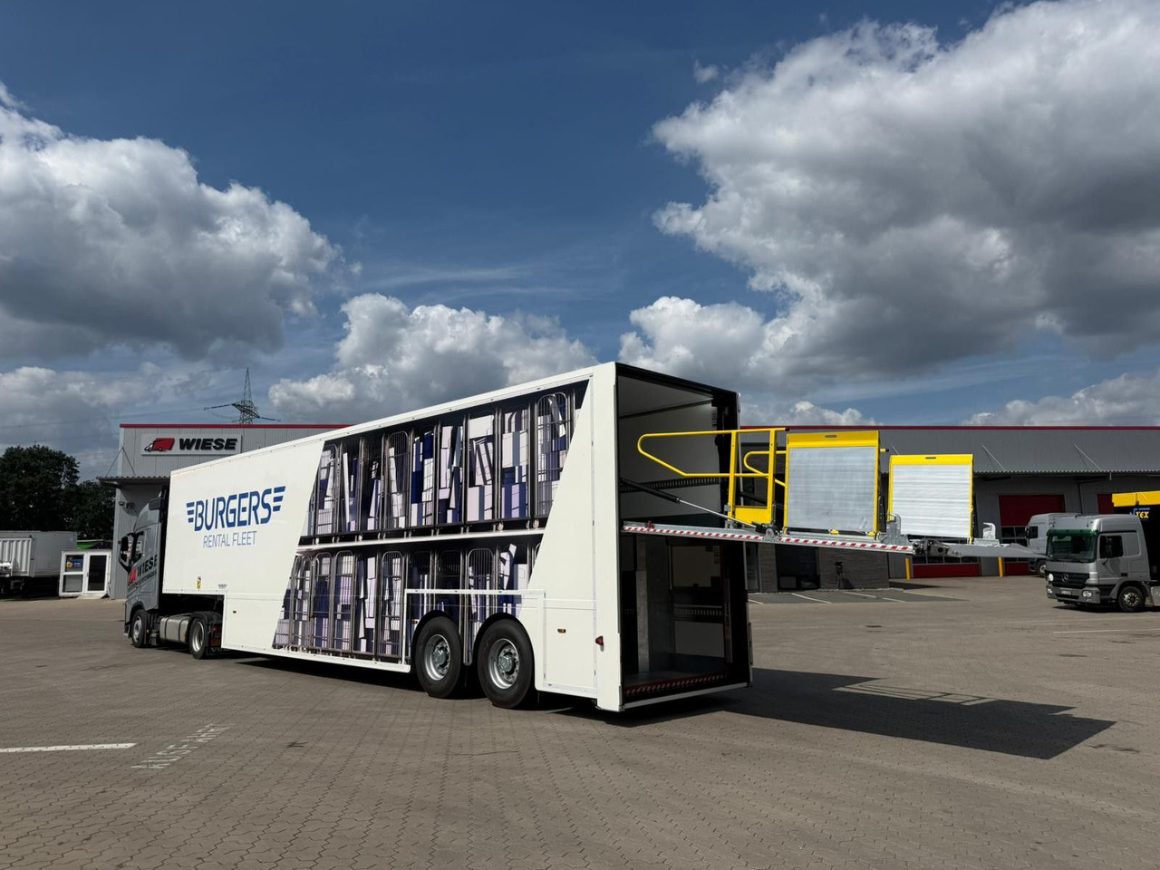 Burgers Doppelstock Trailer 60% mehr Ladefläche - סמיטריילר עם מטען נמוך: תמונה 2 Burgers Doppelstock Trailer 60% mehr Ladefläche - סמיטריילר עם מטען נמוך: תמונה 2