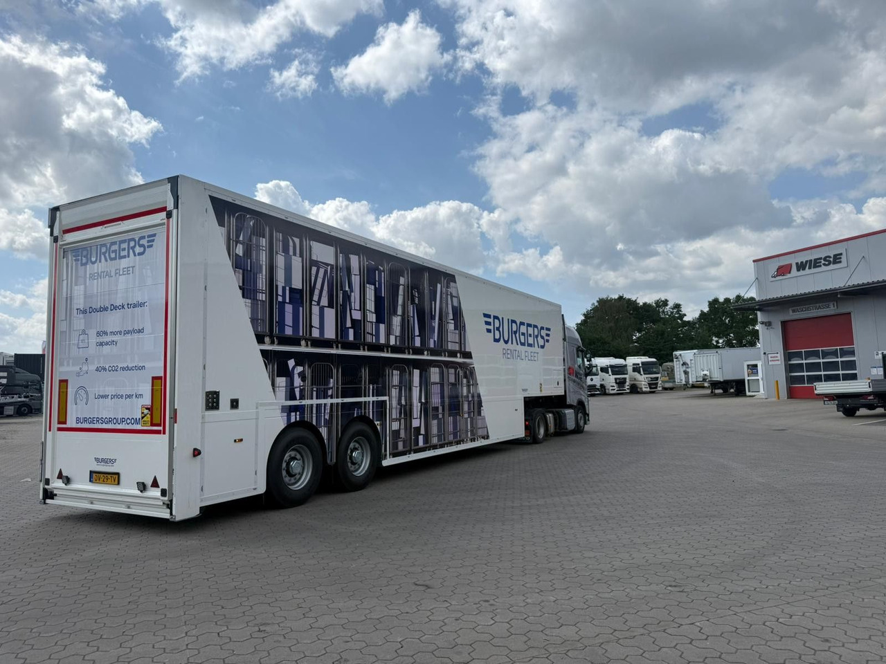 Burgers Doppelstock Trailer 60% mehr Ladefläche - סמיטריילר עם מטען נמוך: תמונה 4 Burgers Doppelstock Trailer 60% mehr Ladefläche - סמיטריילר עם מטען נמוך: תמונה 4