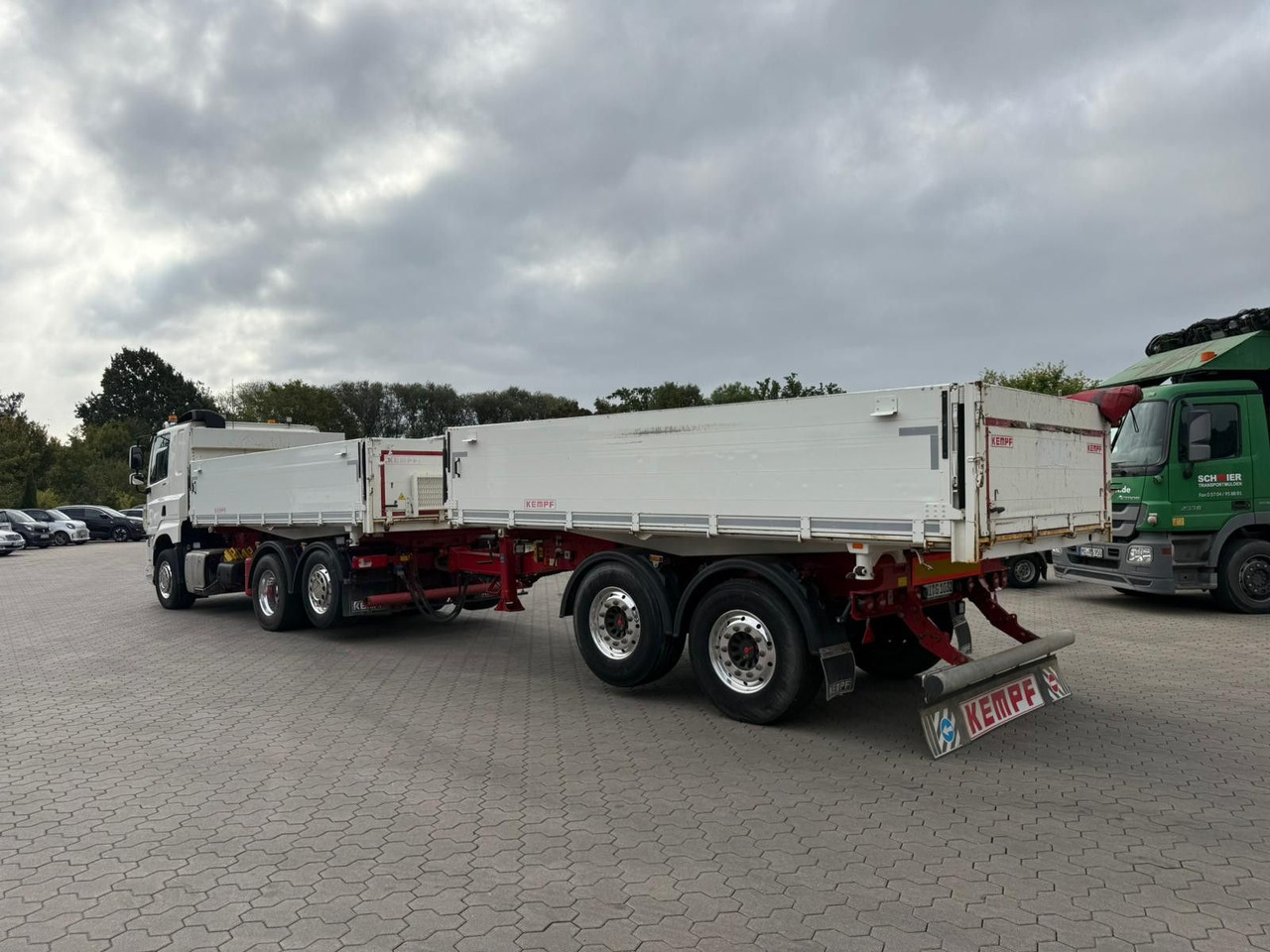 DAF CF 480 FAN 6x2 Dreiseitenkipper Inkl. Anhänger - מזהיר: תמונה 5 DAF CF 480 FAN 6x2 Dreiseitenkipper Inkl. Anhänger - מזהיר: תמונה 5