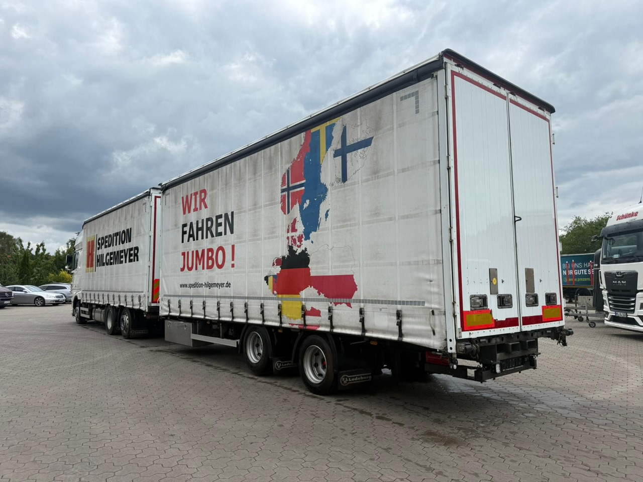 FBL Tandem Anhänger Volumen Inklusive LKW!! - קרון נגרר עם וילונות צד: תמונה 2 FBL Tandem Anhänger Volumen Inklusive LKW!! - קרון נגרר עם וילונות צד: תמונה 2