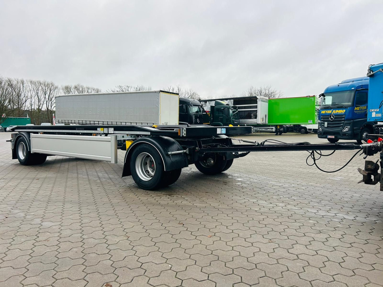 Hüffermann HAR 20.70 LS Aussenrollen Anhänger Sofort Verfüg - קרון נגרר מתגלגל/ מדלג: תמונה 3 Hüffermann HAR 20.70 LS Aussenrollen Anhänger Sofort Verfüg - קרון נגרר מתגלגל/ מדלג: תמונה 3