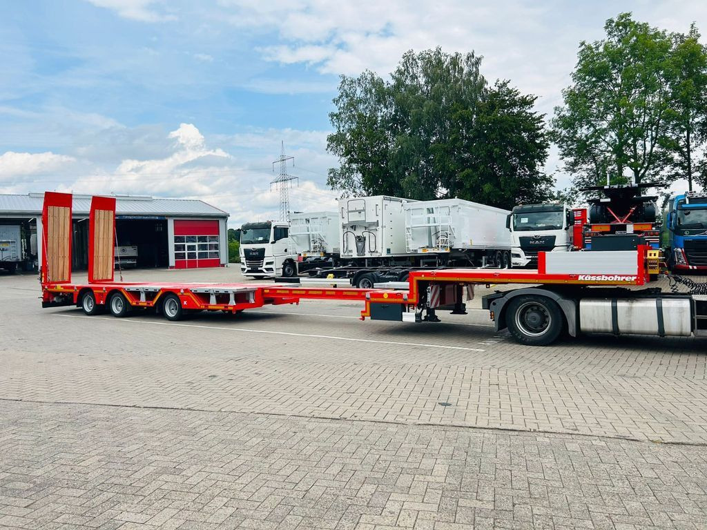 חָדָשׁ סמיטריילר עם מטען נמוך Kässbohrer KSLA RJ Mega Jumbo Tieflader mit Radmulden tele: תמונה 6