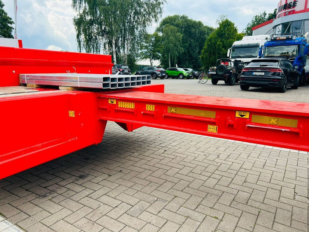 חָדָשׁ סמיטריילר עם מטען נמוך Kässbohrer KSLA RJ Mega Jumbo Tieflader mit Radmulden tele: תמונה 11