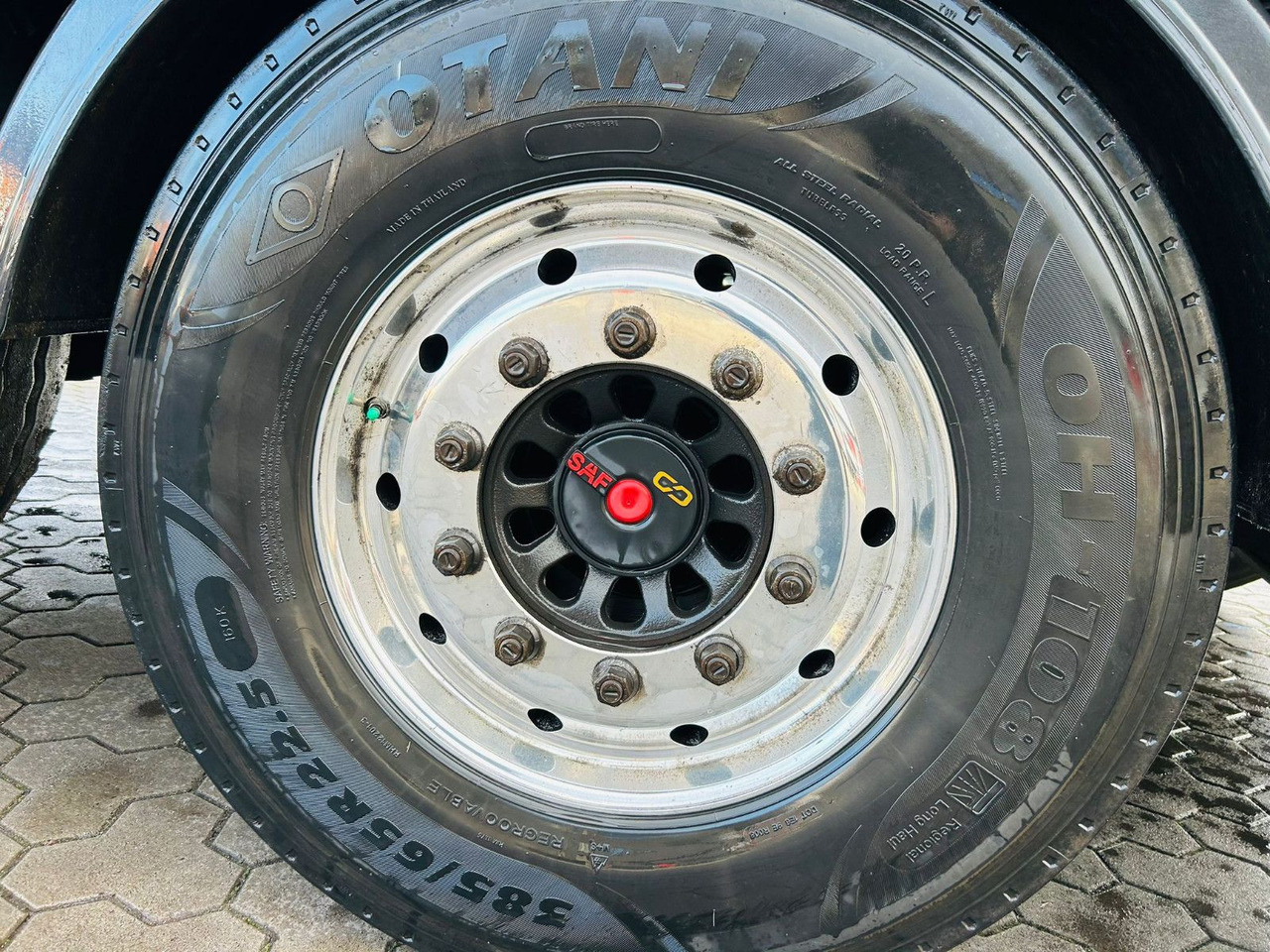 סמיטריילר עם רצפת הליכה Knapen K100 Schubboden 92m³ Alu Felgen TÜV Plane Neu: תמונה 15 סמיטריילר עם רצפת הליכה Knapen K100 Schubboden 92m³ Alu Felgen TÜV Plane Neu: תמונה 15