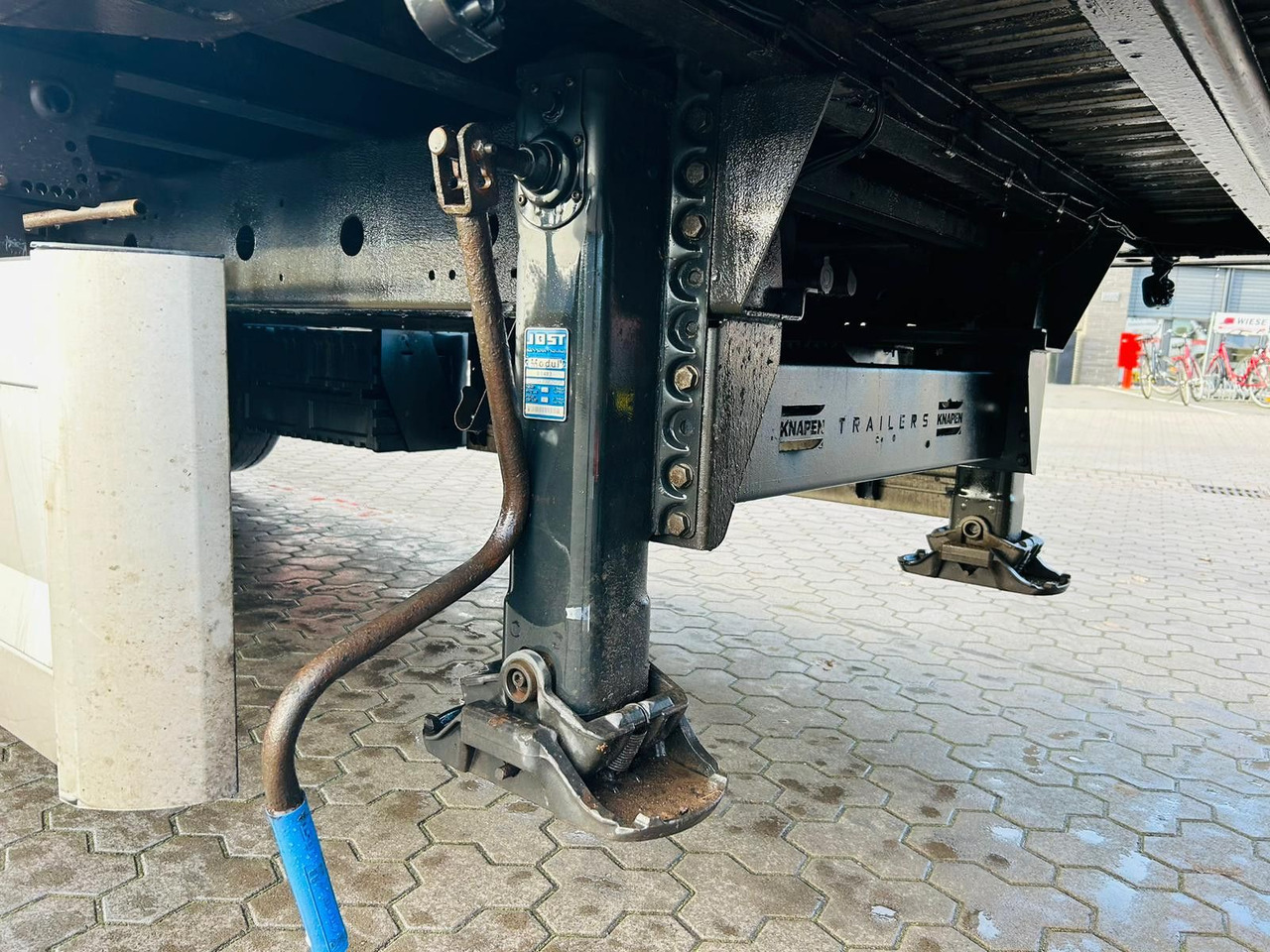 סמיטריילר עם רצפת הליכה Knapen K100 Schubboden 92m³ Alu Felgen TÜV Plane Neu: תמונה 13 סמיטריילר עם רצפת הליכה Knapen K100 Schubboden 92m³ Alu Felgen TÜV Plane Neu: תמונה 13