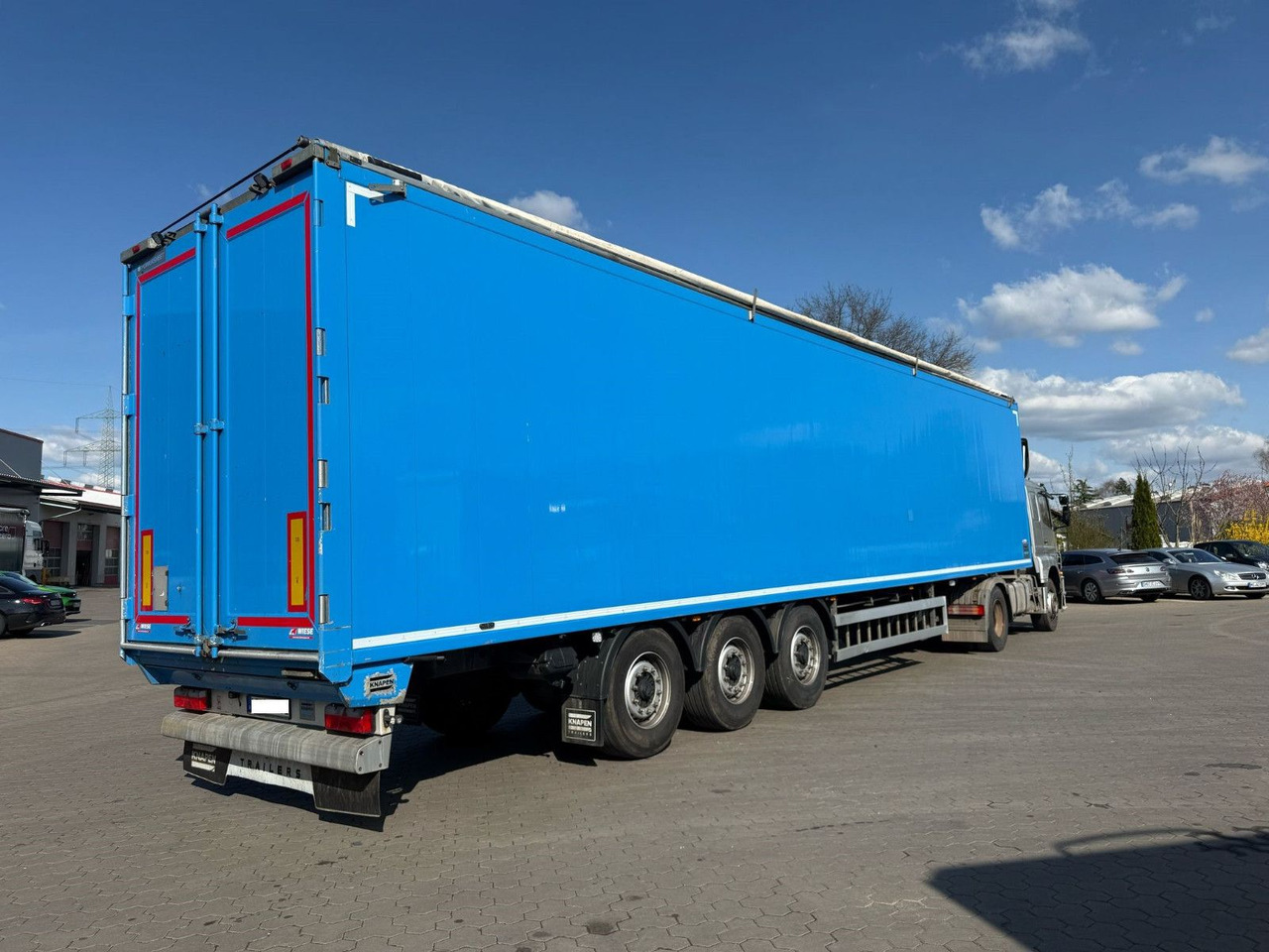 Knapen K100 Schubboden 92m³ Powersheet mit neuen TÜV - סמיטריילר עם רצפת הליכה: תמונה 4 Knapen K100 Schubboden 92m³ Powersheet mit neuen TÜV - סמיטריילר עם רצפת הליכה: תמונה 4