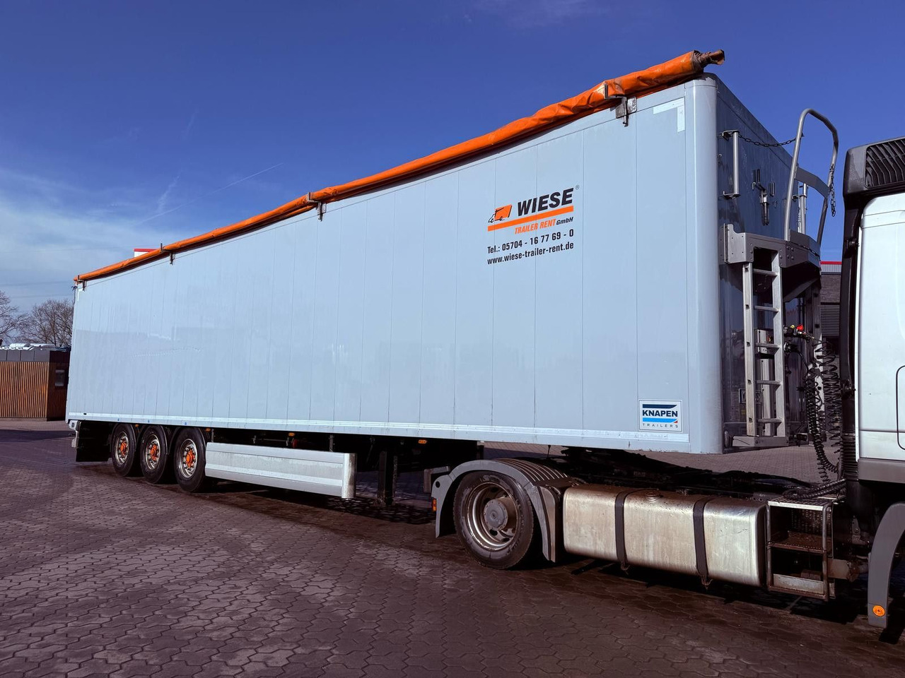 Knapen K200 Schubboden 92m³ 10mm Boden - סמיטריילר עם רצפת הליכה: תמונה 1 Knapen K200 Schubboden 92m³ 10mm Boden - סמיטריילר עם רצפת הליכה: תמונה 1
