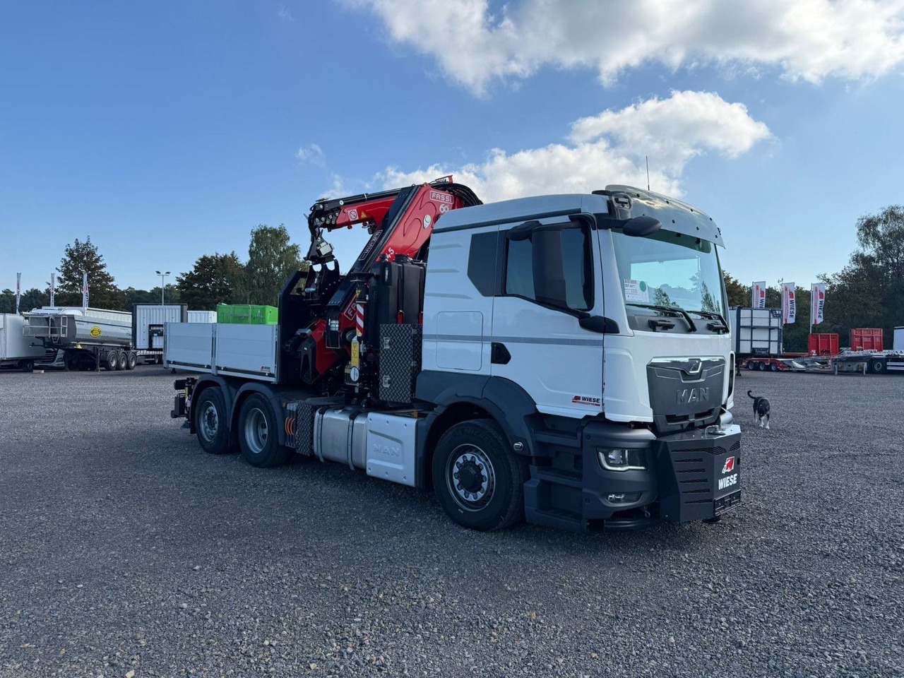 MAN 26.470 6x4-4 Hydrodrive Fassi Kran F545 Jib - משאית צד נופל/ שטוחה, משאית מנוף: תמונה 5 MAN 26.470 6x4-4 Hydrodrive Fassi Kran F545 Jib - משאית צד נופל/ שטוחה, משאית מנוף: תמונה 5