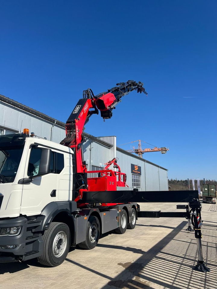 MAN 8x4 mit F1150RA.2.28 L616 Winde, 2.per. Korb - משאית צד נופל/ שטוחה, משאית מנוף: תמונה 5 MAN 8x4 mit F1150RA.2.28 L616 Winde, 2.per. Korb - משאית צד נופל/ שטוחה, משאית מנוף: תמונה 5