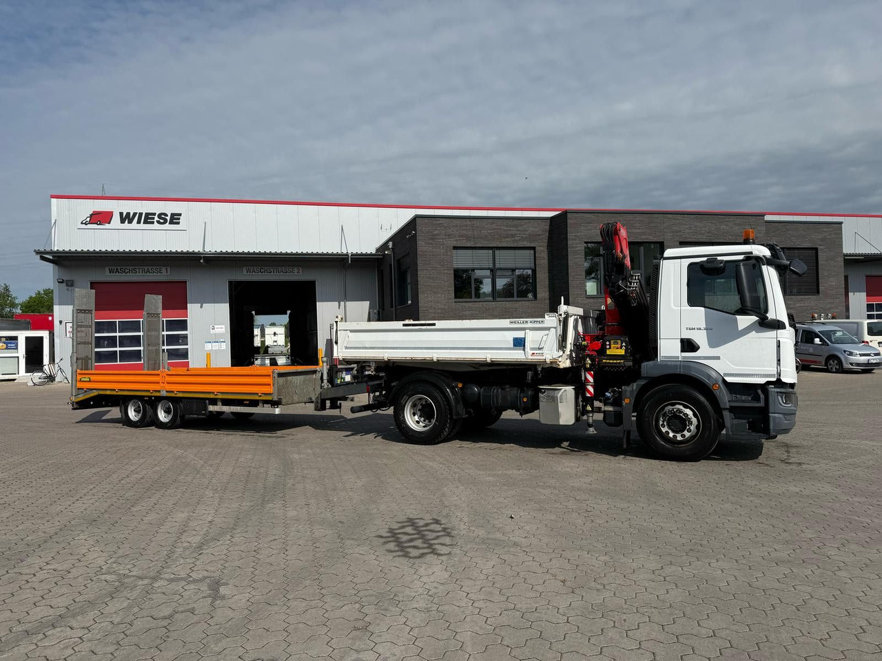 MAN TGM 18.320 4x2 BB Kran Fassi F135 Kipper Meiller - משאית מנוף: תמונה 5 MAN TGM 18.320 4x2 BB Kran Fassi F135 Kipper Meiller - משאית מנוף: תמונה 5