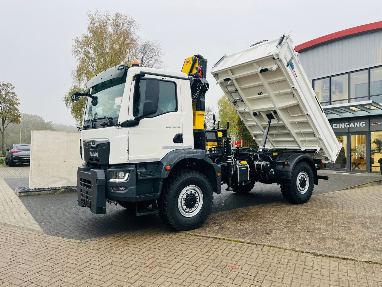 MAN TGM 18.320 4x4 BB Kipper Kran 131 Single Winter - מזהיר, משאית מנוף: תמונה 5 MAN TGM 18.320 4x4 BB Kipper Kran 131 Single Winter - מזהיר, משאית מנוף: תמונה 5