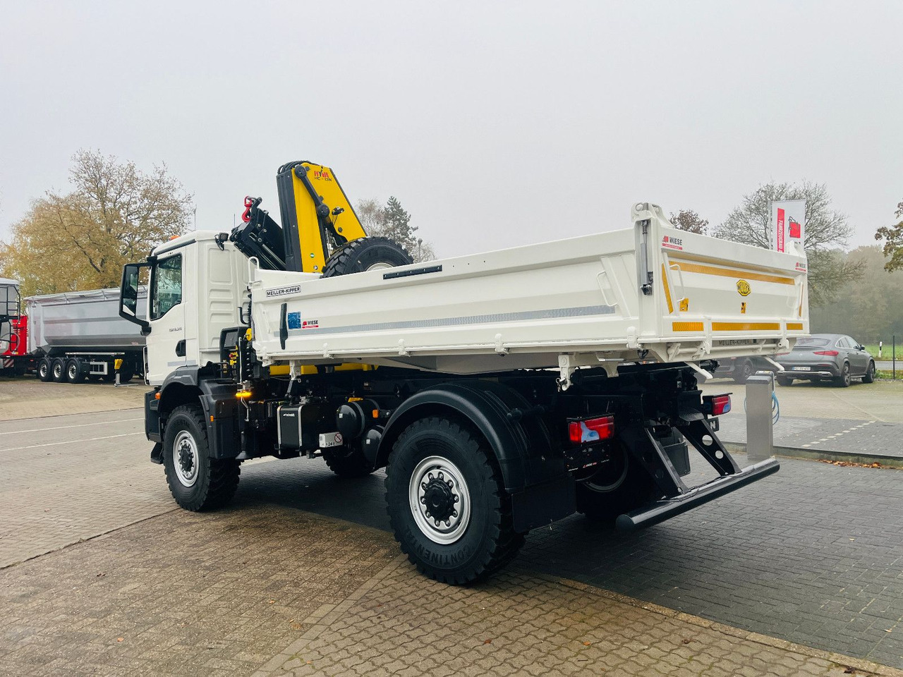 MAN TGM 18.320 4x4 BB Kipper Kran 131 Single Winter - משאית מנוף: תמונה 4 MAN TGM 18.320 4x4 BB Kipper Kran 131 Single Winter - משאית מנוף: תמונה 4