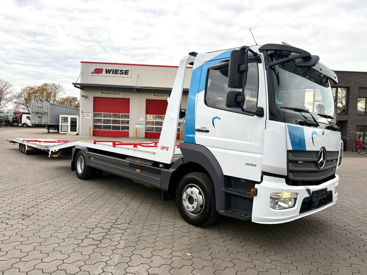 Mercedes-Benz Atego 918L Autotransporter mit BFZ Anhänger - משאית הובלה אוטומטית: תמונה 4 Mercedes-Benz Atego 918L Autotransporter mit BFZ Anhänger - משאית הובלה אוטומטית: תמונה 4