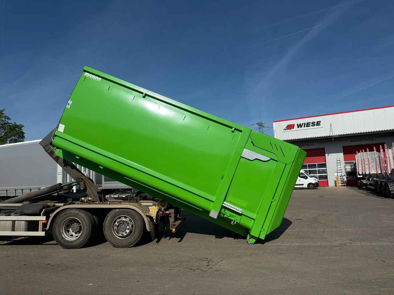 RSM Abrollcontainer 38m³ mit hydr. Heckklappe - קרון נגרר מוביל מכולות/ החלפת גוף: תמונה 1 RSM Abrollcontainer 38m³ mit hydr. Heckklappe - קרון נגרר מוביל מכולות/ החלפת גוף: תמונה 1