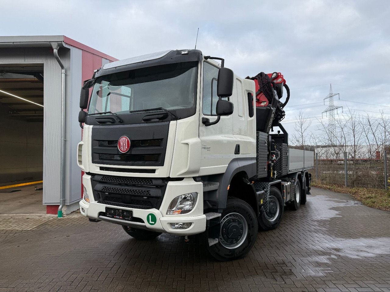 Tatra 41.500 8x8 Phoenix Fassi F710 Kran - משאית צד נופל/ שטוחה, משאית מנוף: תמונה 4 Tatra 41.500 8x8 Phoenix Fassi F710 Kran - משאית צד נופל/ שטוחה, משאית מנוף: תמונה 4