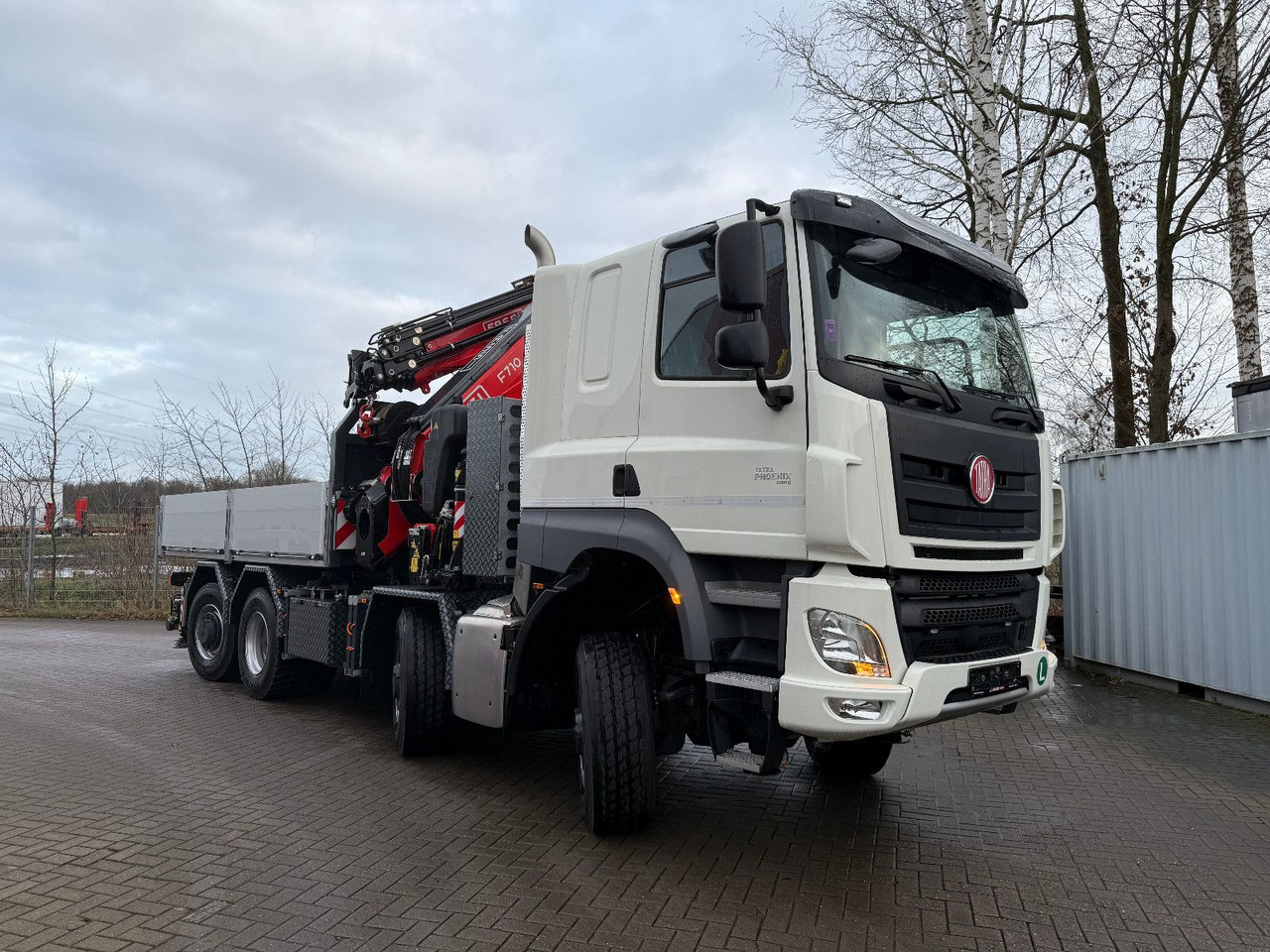 Tatra 41.500 8x8 Phoenix Fassi F710 Kran - משאית צד נופל/ שטוחה, משאית מנוף: תמונה 3 Tatra 41.500 8x8 Phoenix Fassi F710 Kran - משאית צד נופל/ שטוחה, משאית מנוף: תמונה 3