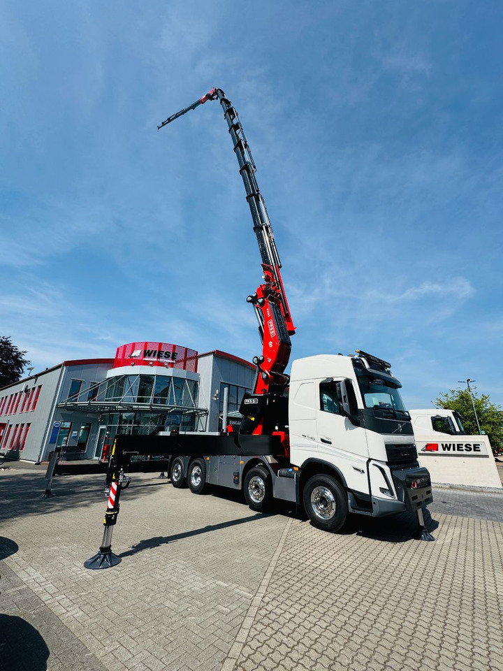 Volvo FH 540 mit Fassi F2150RAL Fly Jib + Winde - משאית צד נופל/ שטוחה, משאית מנוף: תמונה 5 Volvo FH 540 mit Fassi F2150RAL Fly Jib + Winde - משאית צד נופל/ שטוחה, משאית מנוף: תמונה 5