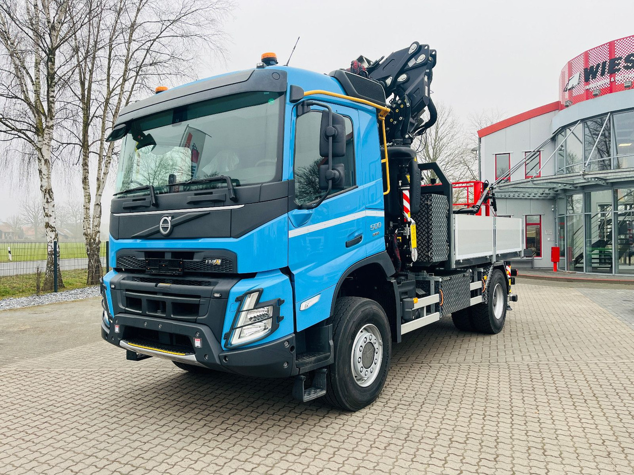 Volvo FMX 500 inkl. F345RB.2.24 & L324 +V20 & Korb - משאית צד נופל/ שטוחה, משאית מנוף: תמונה 1 Volvo FMX 500 inkl. F345RB.2.24 & L324 +V20 & Korb - משאית צד נופל/ שטוחה, משאית מנוף: תמונה 1