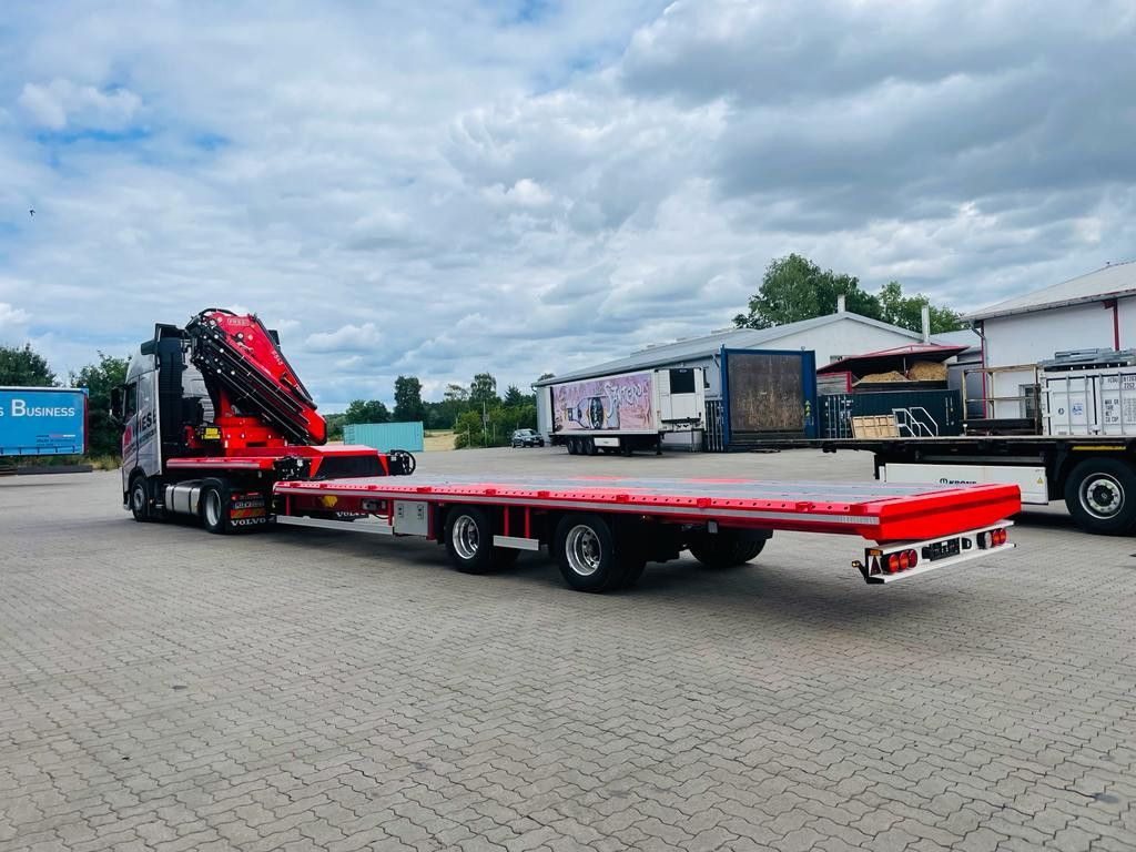 Wiese Stufensattel Tieflader mit Kran Fassi F545 - סמיטריילר צד נופל/ שטוח: תמונה 4 Wiese Stufensattel Tieflader mit Kran Fassi F545 - סמיטריילר צד נופל/ שטוח: תמונה 4