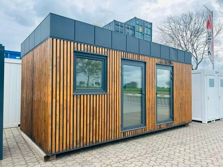 Wiese Wunderschöner Büro/Saunacontainer - קרון נגרר מוביל מכולות/ החלפת גוף: תמונה 3 Wiese Wunderschöner Büro/Saunacontainer - קרון נגרר מוביל מכולות/ החלפת גוף: תמונה 3