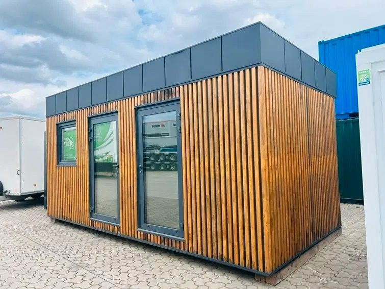 Wiese Wunderschöner Büro/Saunacontainer - קרון נגרר מוביל מכולות/ החלפת גוף: תמונה 2 Wiese Wunderschöner Büro/Saunacontainer - קרון נגרר מוביל מכולות/ החלפת גוף: תמונה 2