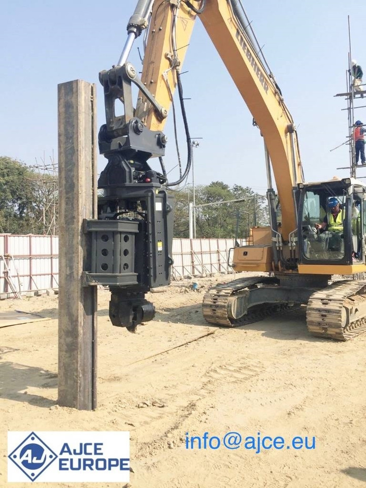 AJCE AVH30ST Vibro Hammer Sheet Pile Driver - נהג קורה, צרופה: תמונה 1 AJCE AVH30ST Vibro Hammer Sheet Pile Driver - נהג קורה, צרופה: תמונה 1