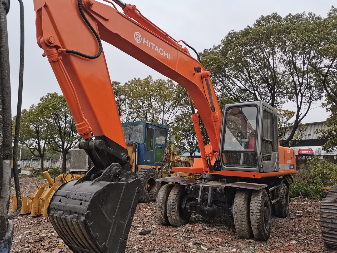 HITACHI EX160WD - מחפר גלגלים: תמונה 5 HITACHI EX160WD - מחפר גלגלים: תמונה 5