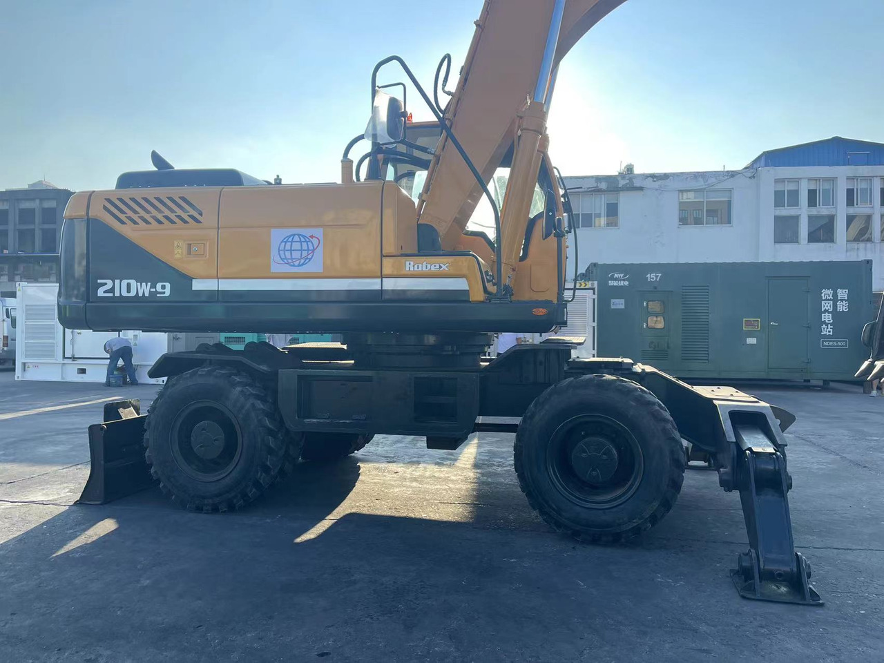 Hyundai R210W-9 - מחפר גלגלים: תמונה 3 Hyundai R210W-9 - מחפר גלגלים: תמונה 3