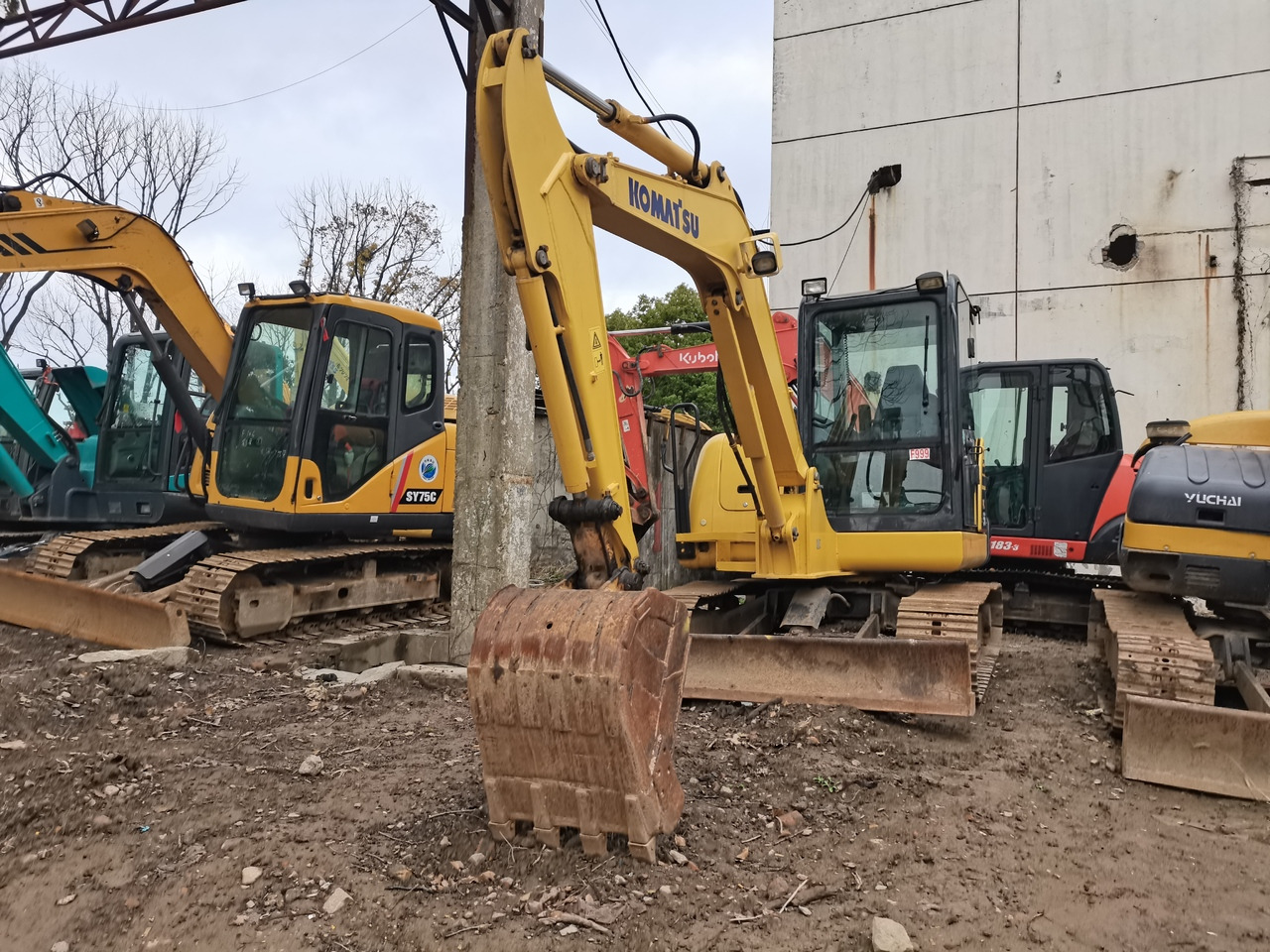 KOMATSU PC56-7-Mini excavator - מיני מחפר: תמונה 1 KOMATSU PC56-7-Mini excavator - מיני מחפר: תמונה 1
