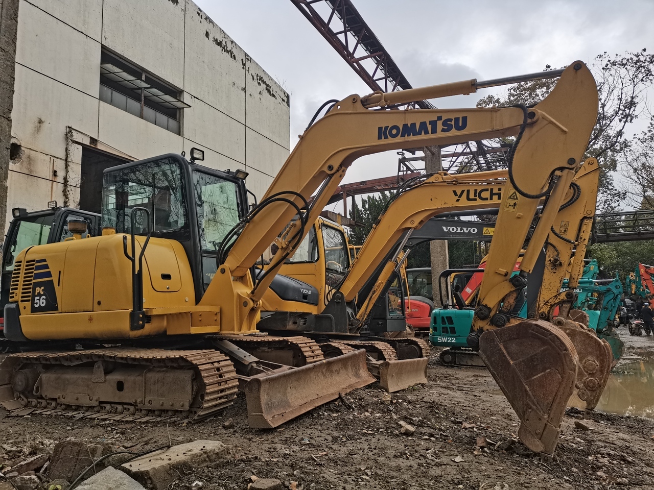 KOMATSU PC56-7 - מיני מחפר: תמונה 1 KOMATSU PC56-7 - מיני מחפר: תמונה 1