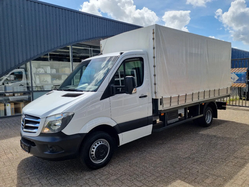 Mercedes-Benz Sprinter 514 CDI/ Huifzeil/ Airco/ EURO 6 - כלי רכב מסחרי עם וילונות צד: תמונה 4 Mercedes-Benz Sprinter 514 CDI/ Huifzeil/ Airco/ EURO 6 - כלי רכב מסחרי עם וילונות צד: תמונה 4