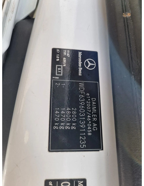 כלי רכב מסחרי קומבי Mercedes-Benz Vito 113 CDI Dubbele Cabine Doka Euro 5B 91.000 KM: תמונה 7