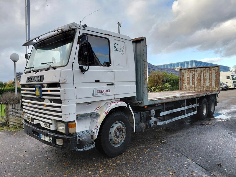 Scania R113-360 6x2 Plato Steel Suspension - משאית צד נופל/ שטוחה: תמונה 1 Scania R113-360 6x2 Plato Steel Suspension - משאית צד נופל/ שטוחה: תמונה 1