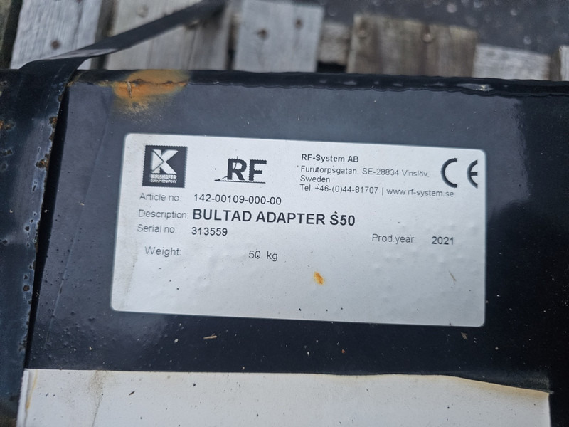 Adaptor plate s50 engcon s50 volvo s50 anbauplatte - מצמד מהיר עבור מכונת בנייה: תמונה 2 Adaptor plate s50 engcon s50 volvo s50 anbauplatte - מצמד מהיר עבור מכונת בנייה: תמונה 2