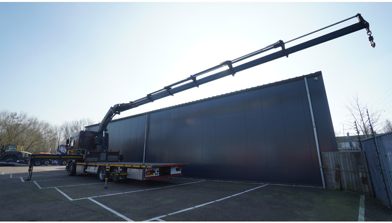 DAF XF 460 6X2 FLATBED TRUCK WITH PALFINGER PK 50002 CRANE - משאית מנוף: תמונה 3 DAF XF 460 6X2 FLATBED TRUCK WITH PALFINGER PK 50002 CRANE - משאית מנוף: תמונה 3