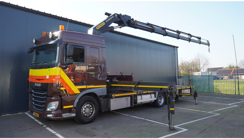 DAF XF 460 6X2 FLATBED TRUCK WITH PALFINGER PK 50002 CRANE - משאית מנוף: תמונה 2 DAF XF 460 6X2 FLATBED TRUCK WITH PALFINGER PK 50002 CRANE - משאית מנוף: תמונה 2