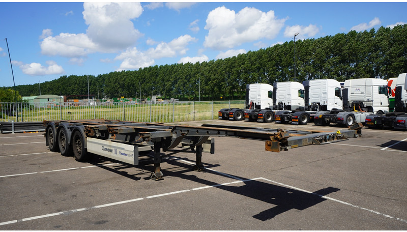 Krone 3 AXLE CONTAINER TRANSPORT TRAILER EXTENDABLE 45 FT - סמיטריילר מוביל מכולות/ החלפת גוף: תמונה 3 Krone 3 AXLE CONTAINER TRANSPORT TRAILER EXTENDABLE 45 FT - סמיטריילר מוביל מכולות/ החלפת גוף: תמונה 3