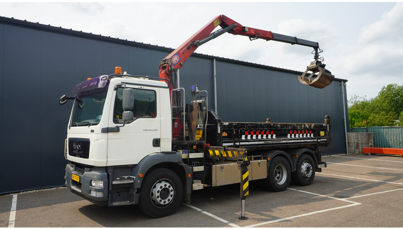 MAN TGM 26.290 TIPPER WITH HMF 1643 Z2 CRANE - משאית מנוף: תמונה 2 MAN TGM 26.290 TIPPER WITH HMF 1643 Z2 CRANE - משאית מנוף: תמונה 2