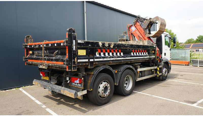 משאית מנוף MAN TGM 26.290 TIPPER WITH HMF 1643 Z2 CRANE: תמונה 11