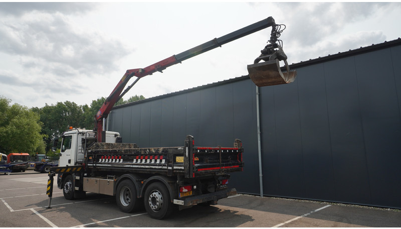 MAN TGM 26.290 TIPPER WITH HMF 1643 Z2 CRANE - משאית מנוף: תמונה 3 MAN TGM 26.290 TIPPER WITH HMF 1643 Z2 CRANE - משאית מנוף: תמונה 3